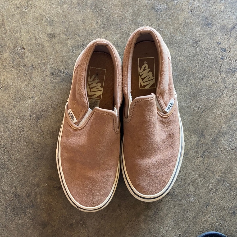 Vans Suede Slip Ons 🐪